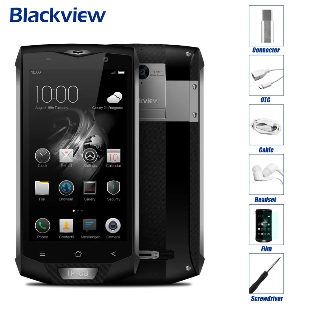 Blackview BV8000 Pro смартфон IP68 Водонепроницаемый MT6757 Octa Core 6 г Оперативная память 64G