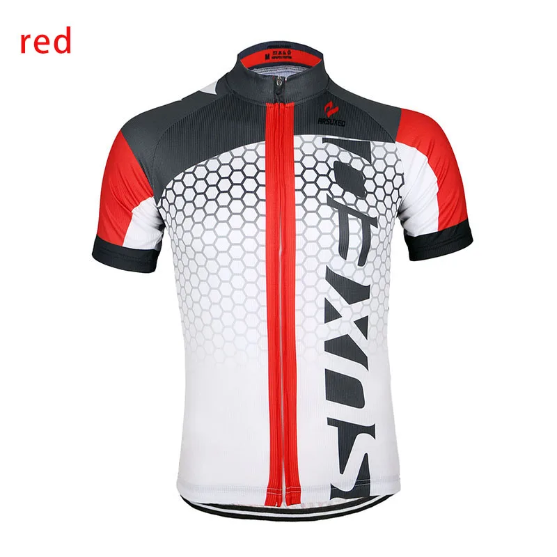 ZSS 52 red ARSUXEO, Мужская велосипедная майка, велосипедная, с длинным рукавом, горная, MTB, ropa, ciclismo, hombre, Джерси, одежда, рубашки, bicicletas - Цвет: ZSS 52 red