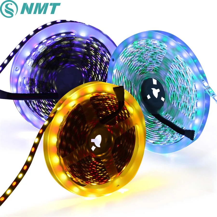 

Гибкая светодиодная лента, 5 м, 12 В постоянного тока, RGBW RGBWW, водонепроницаемая/неводонепроницаемая, SMD 5050, 60 светодиодов/м, Fita, Рождественское ...