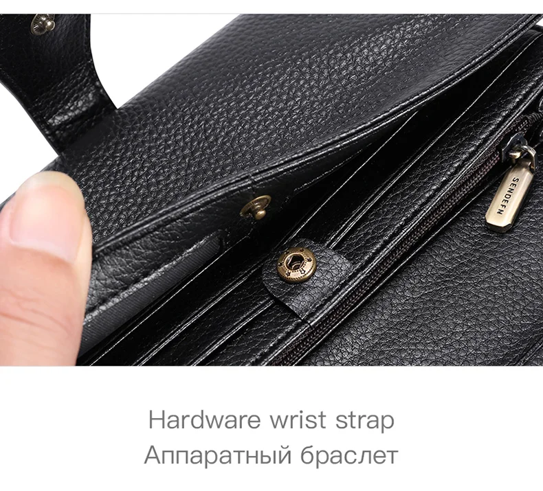 SENDEFN, новинка, спилок, распродажа, женский клатч, кожаный кошелек, Женский Длинный кошелек, Женский кошелек на молнии, ремень, сумка для денег, кошелек, 5209-55