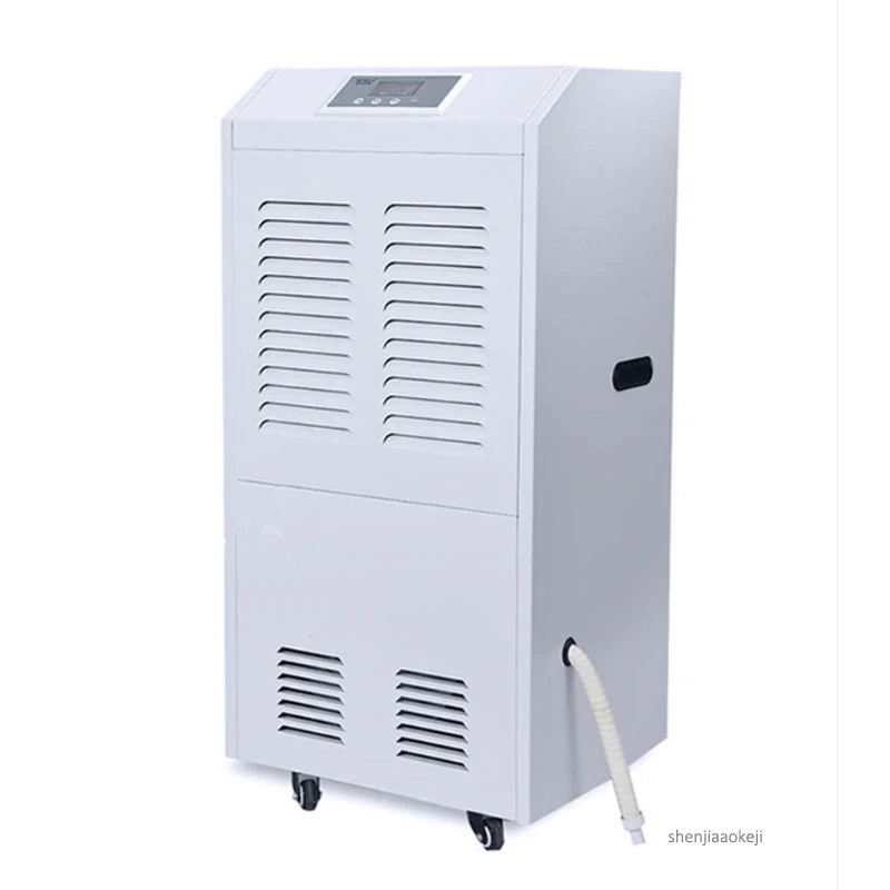 220V 220V Электрический промышленный интеллигентая(ый) осушитель воздуха 138L/день автоматическое размораживание немой большой площади 1800W осушитель воздуха коммерческих ванная комната - Цвет: 220V
