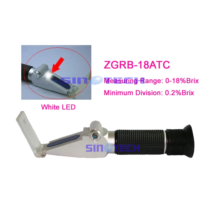 Оптовая продажа ручной промышленный рефрактометр Брикса ZGRB 18ATC|refractometer urine|fluid