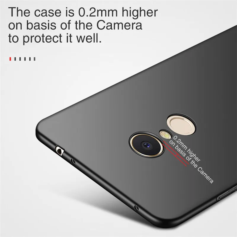 Полный Чехол для Xiaomi Redmi 5 Plus Жесткий Бампер матовый чехол на Fundas ПК |