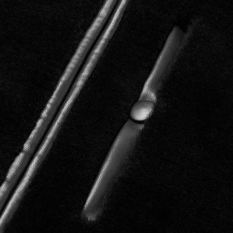 AYUNSUE короткие пальто из натурального меха для мужчин осень зима куртка человек