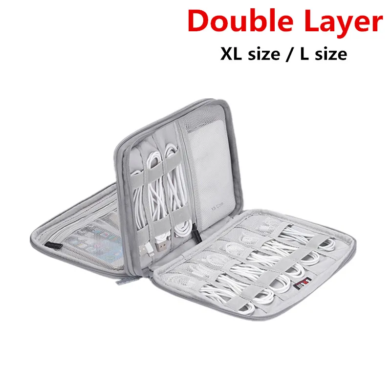 Дорожный аксессуар сумка для кабеля портативный цифровой USB электронный