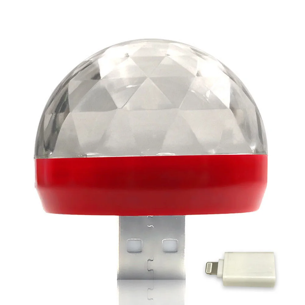 Автомобильный интерьер вращающаяся музыка USB Мини проектор для художественного