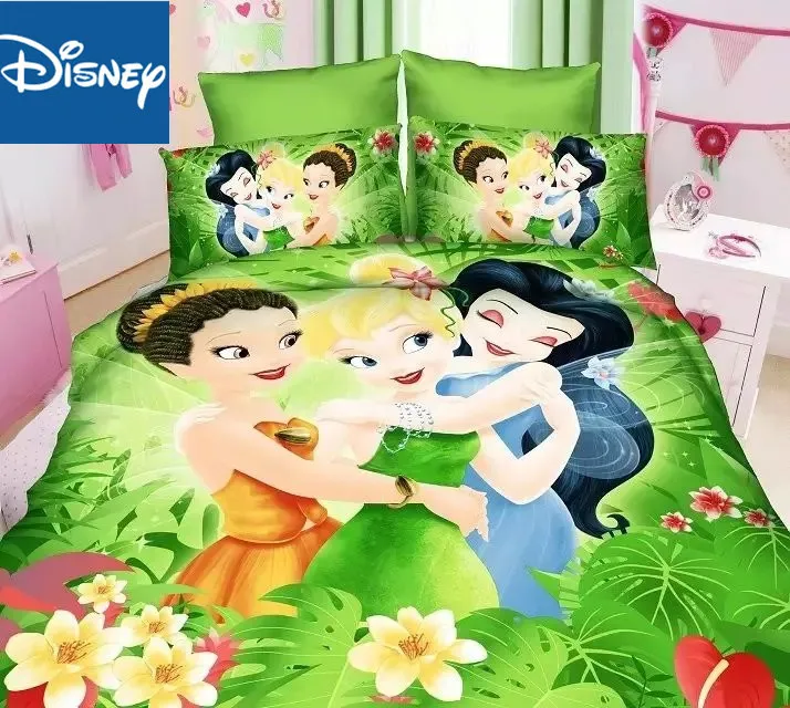 Комплект постельного белья Disney для принцессы декор детской спальни пододеяльник