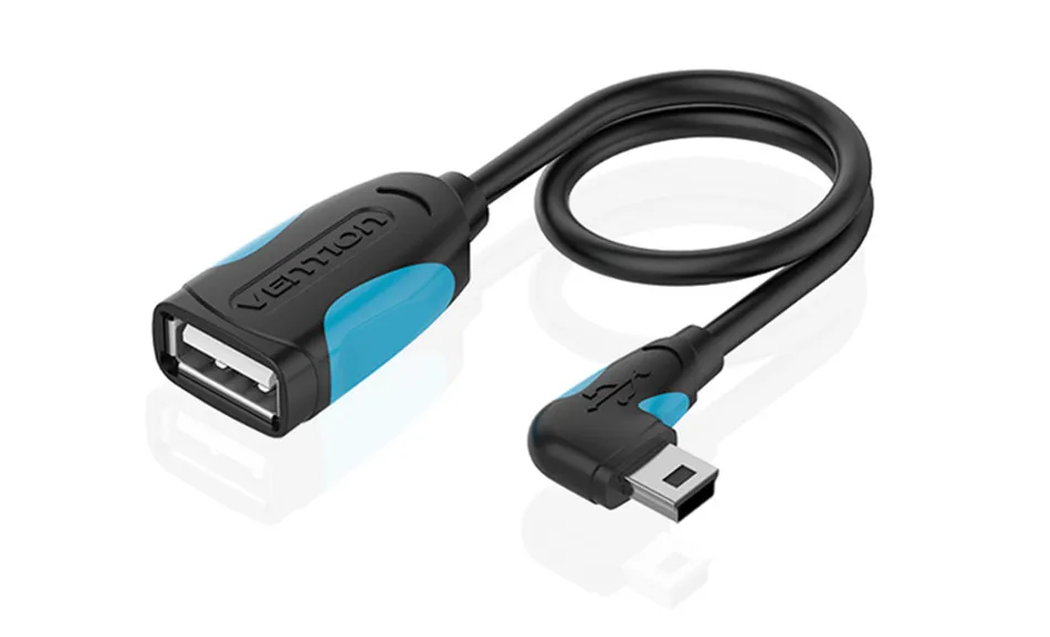Vention Mini USB штекер USB 2,0 Тип Женский хост-адаптер OTG кабель для мобильного телефона планшета MP3 MP4 камеры