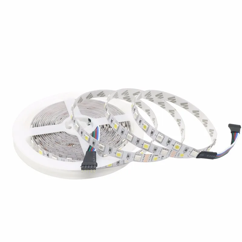 SZYOUMY комплект 5050 SMD RGBW/RGBWW светодиодные полосы света DC12V 60 светодиодный/M RGB+ белый/RGB+ теплый белый светодиодный Srtip с контроллером и Мощность