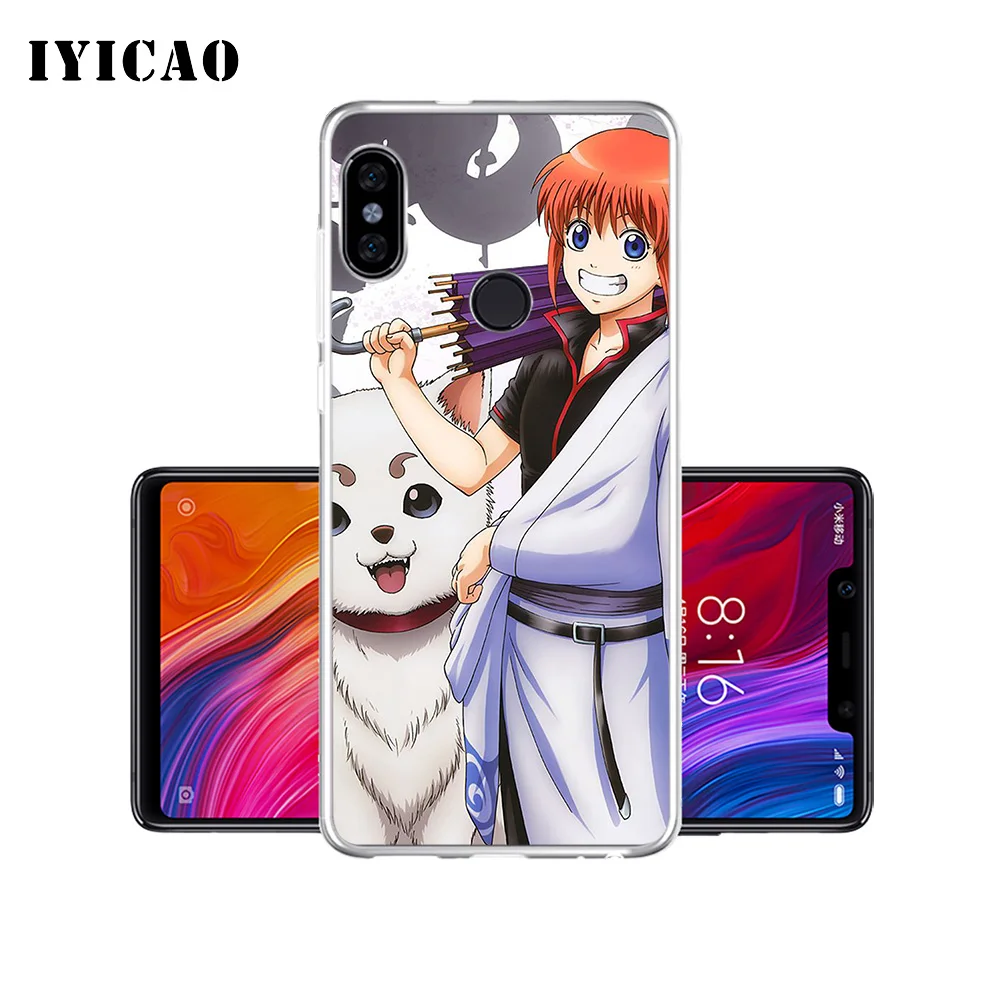 IYICAO Kagura Sadaharu gintama Мягкий силиконовый чехол для телефона Xiaomi Mi 9 8 SE 6 A1 A2 Lite F1 MIX2S MIX3