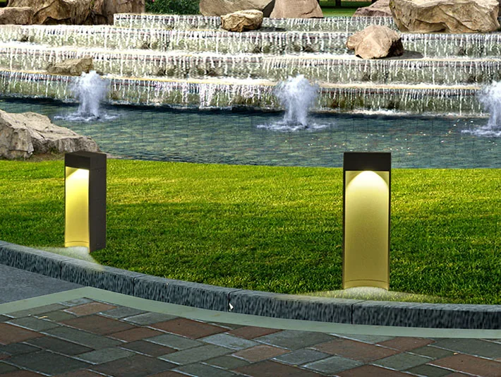 Уличная стойка со светодиодной подсветкой 2 шт./лот освещение для газона виллы