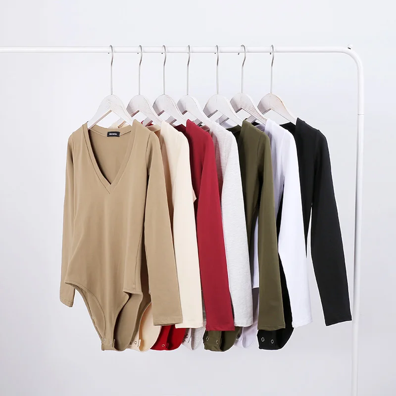 Женский комбидресс с v образным вырезом Цельный купальник трико сексуальный