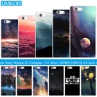 Чехол для Sony Xperia Z3 CompactZ3 Mini задняя прозрачная силиконовая Мягкая задняя крышка из ТПУ для Sony Z3 Mini звездное небо чехлы для телефонов