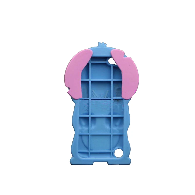 Вышивка крестом симпатичные телефон чехол лило и вышивки мягкого силикона синий