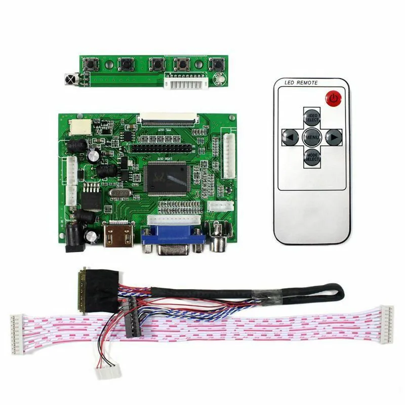 Controller Board 7 дюймов N070ICG LD1 1280x800 ips ЖК-панель HDMI ЖК-плата контроллера с пультом дистанционного управления для raspberry pi 3 3b+ DIY проект - Цвет: Controller Board