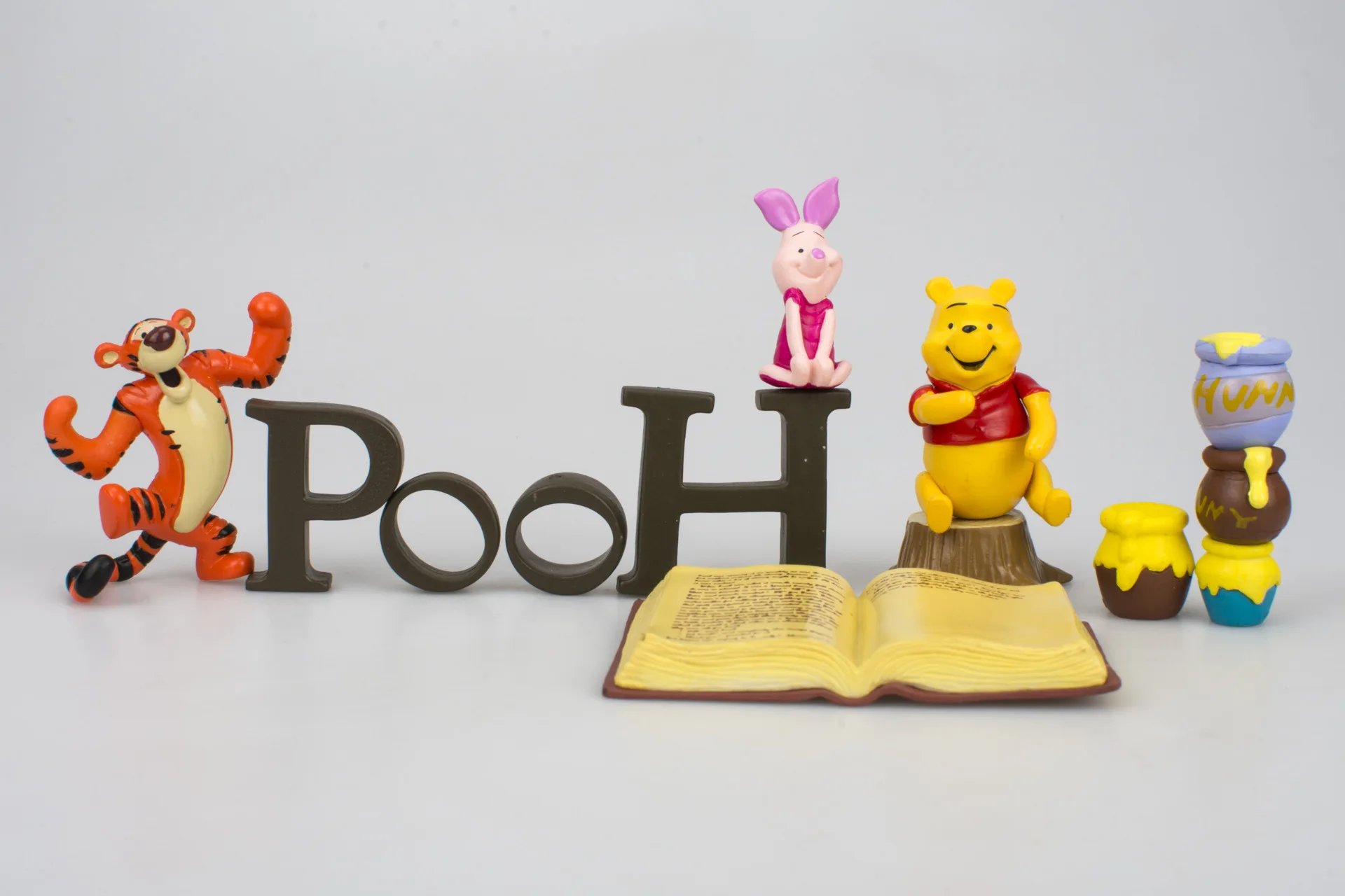 Tigger Piglet 13 шт./компл. 2-5 см фигурка коллекция украшений аниме игрушка модель для