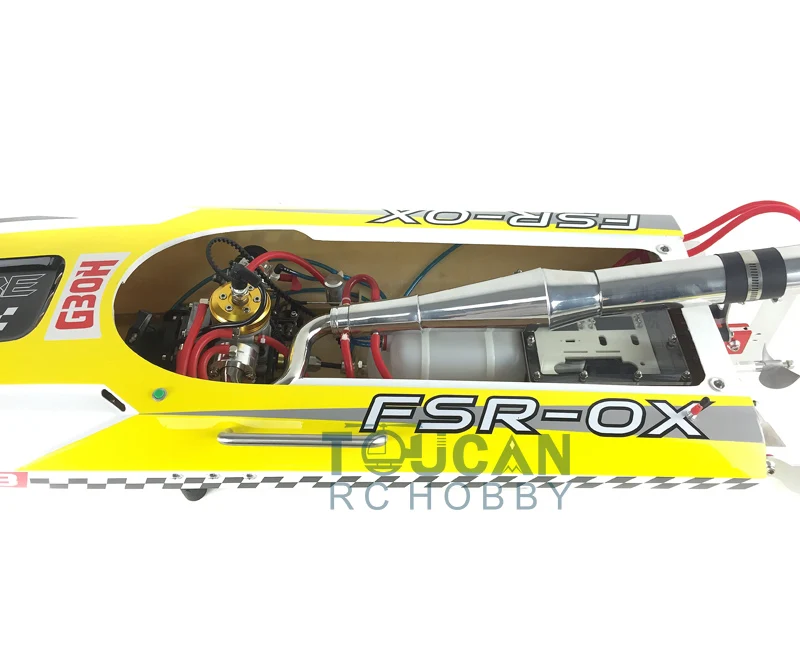 G30H ARTR 54 &quot30CC двигатель бензин волокно стекло RC гоночная лодка руль пропеллера