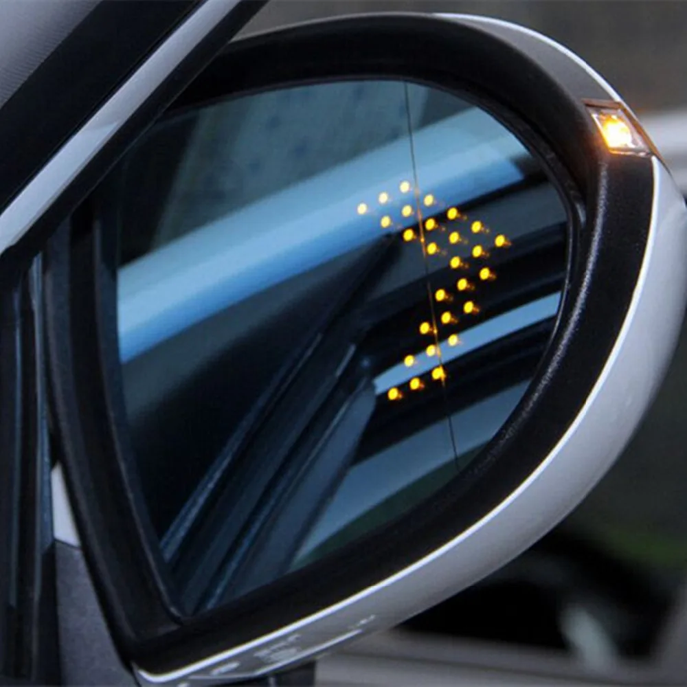 Совершенно новые синие широкоугольные очки с подогревом для бокового зеркала