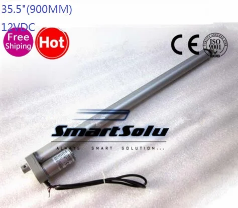 Free 12V 900mm/35.5inch stroke 900N /198LBS micro linear actuator electric TV lift high speed | Обустройство дома