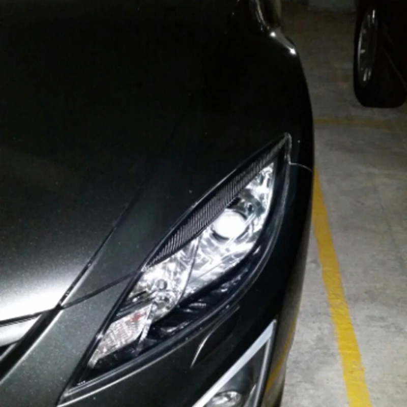 Автомобильный веко из углеродного волокна передняя лампа для бровей