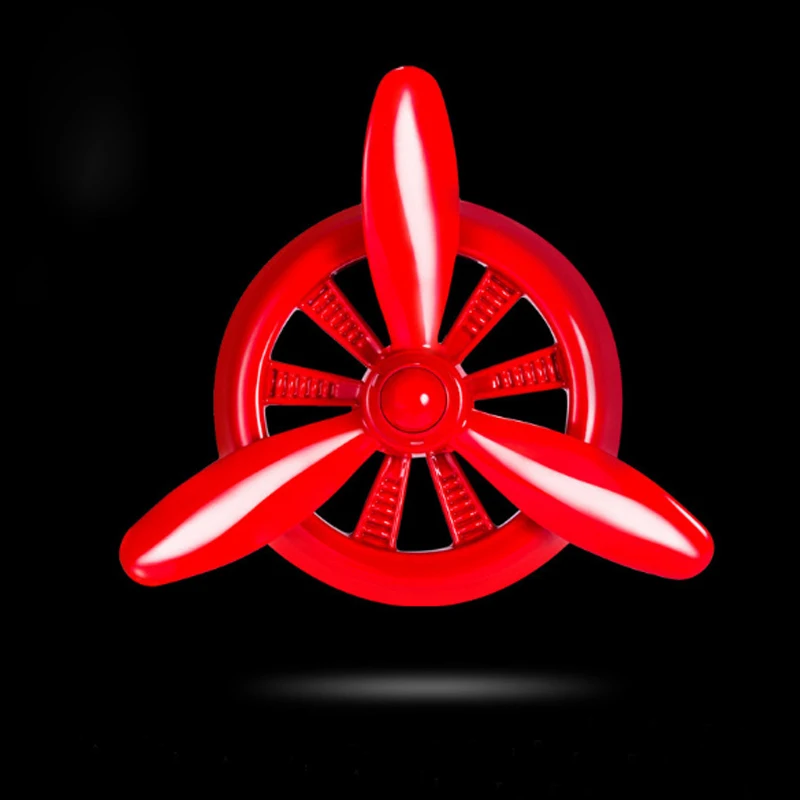 Red Аксессуары для пропеллера автомобиля, освежитель воздуха, украшение, поворот, выход кондиционера, мульти-стиль, ароматизатор, зажим для духов - Название цвета: Red