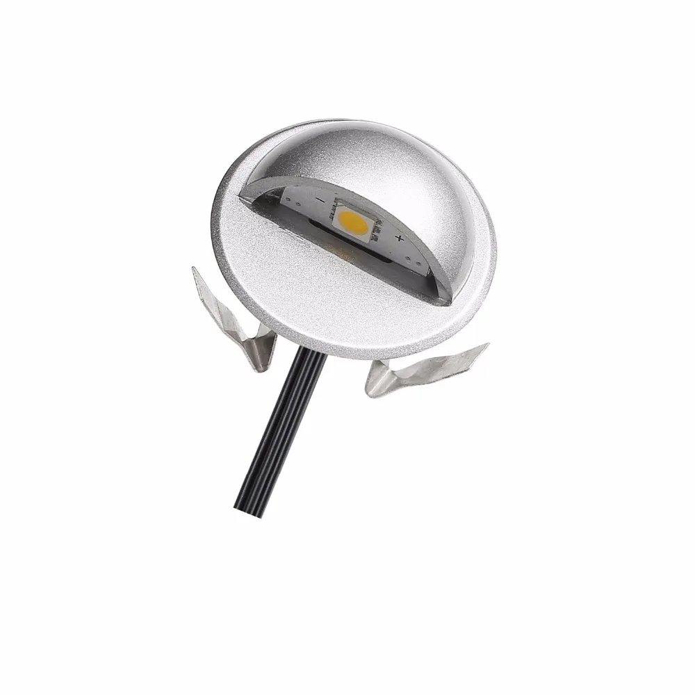 QACA в форме полумесяца SMD5050 IP65 светодиодный лестницы светильники низкого Напряжение Открытый встроенное освещение для садовых дорожек ступеньки лестницы лампы 10 шт./компл. B106-10