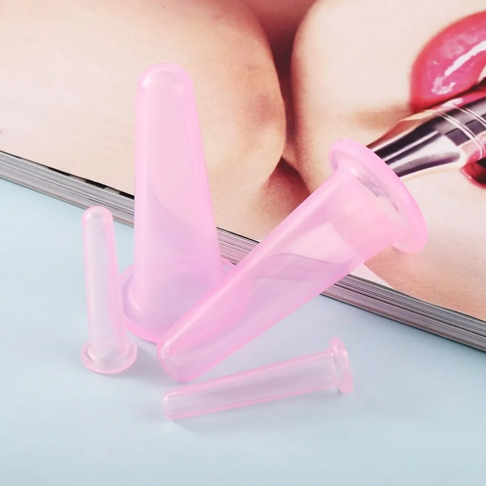 4 шт./компл. Набор чашек для тела лица шеи спины глаз массажа вакуум целлюлит