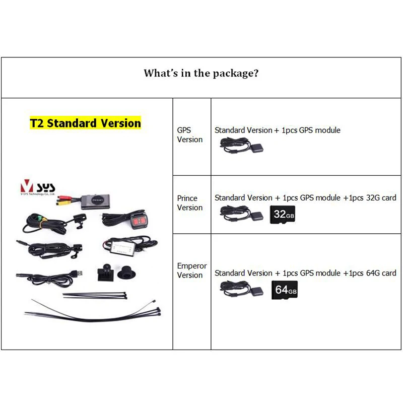 Vsys T2 мотоциклетные двойной реального Видеорегистраторы для автомобилей 1080 P IP68
