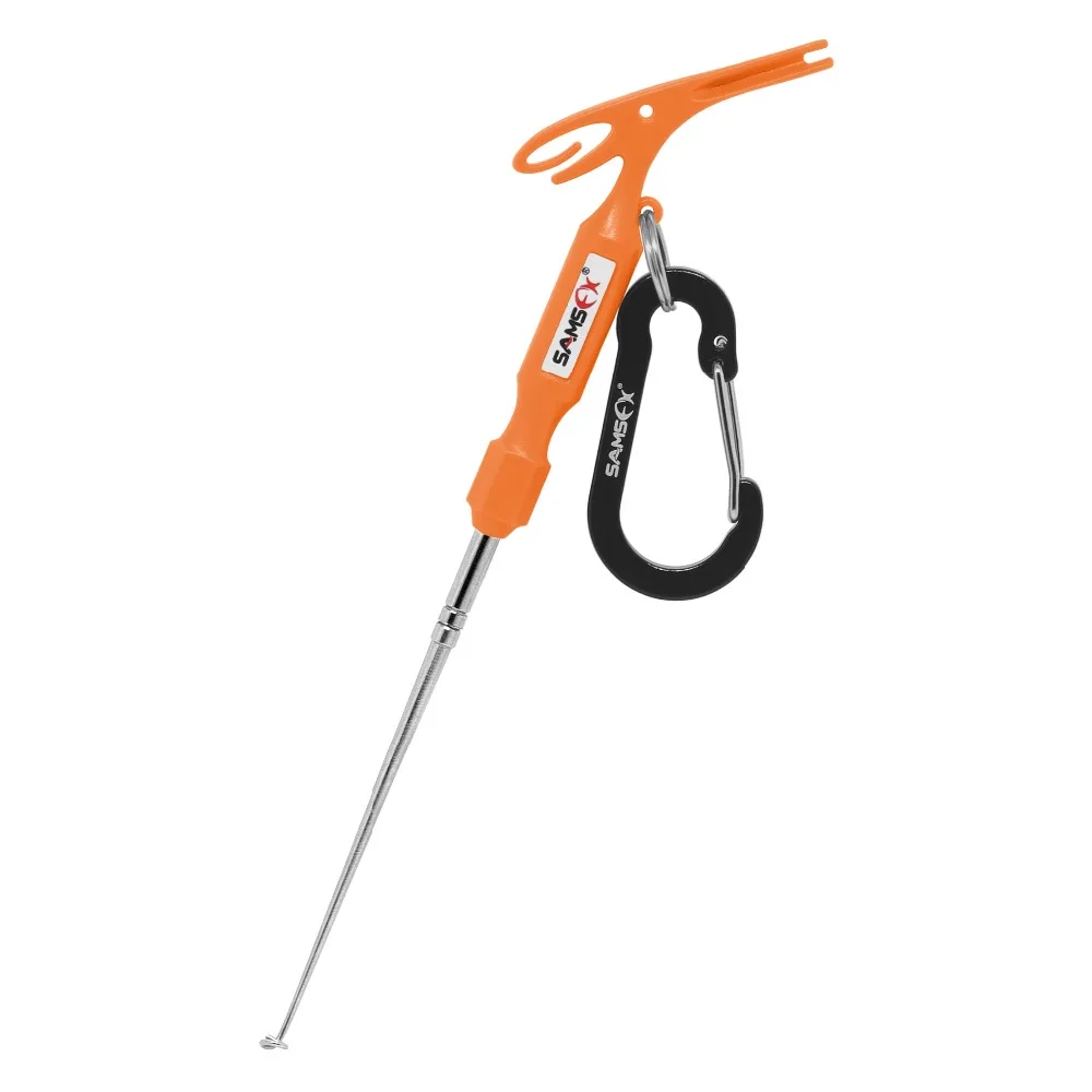 SAMSFX, инструмент для ловли нахлыстом, быстрое завязывание узлов, универсальные инструменты для завязывания ноготков, петля, ручка, инструмент для удаления крючков, аксессуары для нескольких снастей