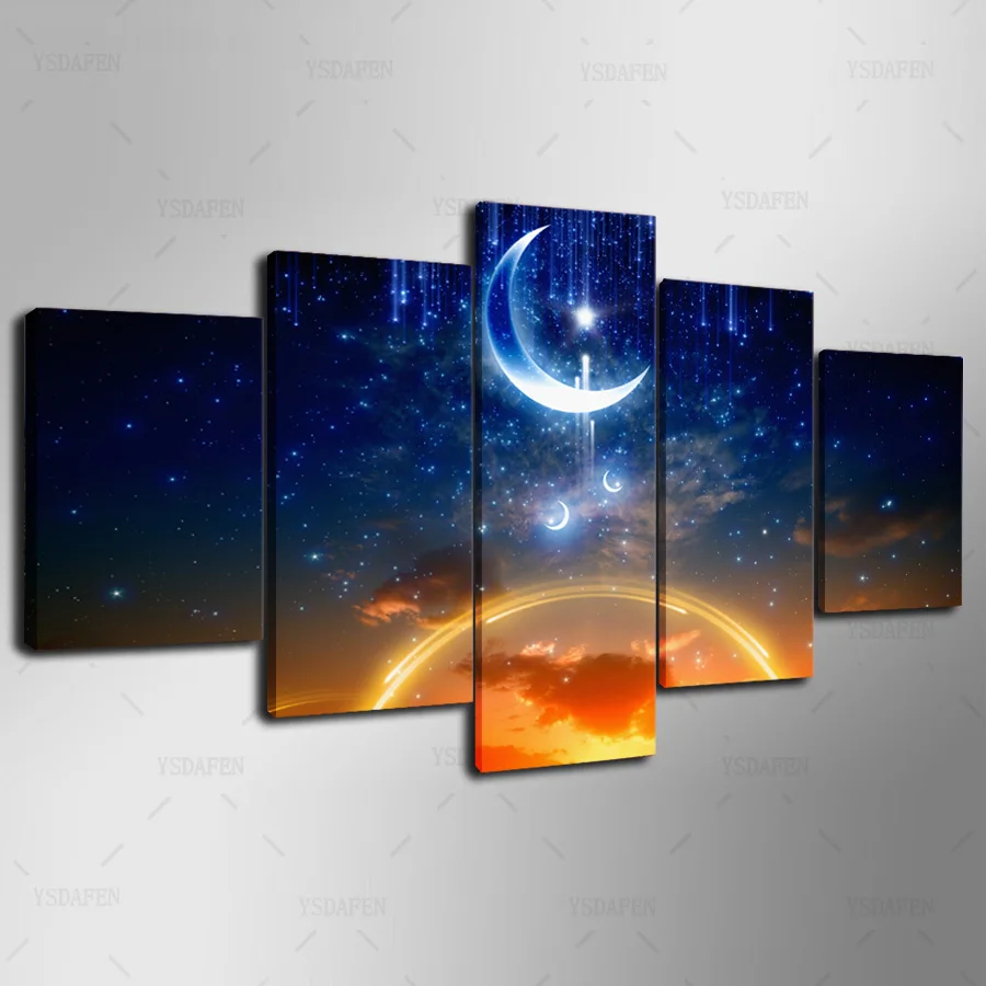 

HD Printed Painting Canvas Printing Moon painting Room decor print poster picture canvas Framed Art HG-042
