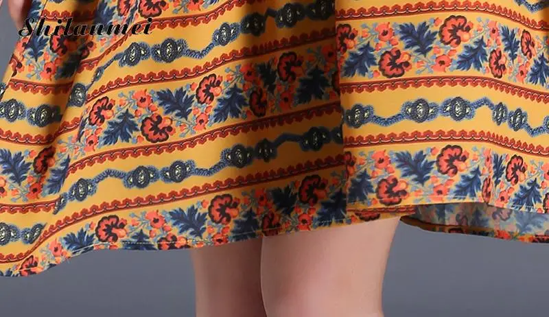 Для женщин летнее платье Элегантные старинные Boho богемное для похудения дышащий
