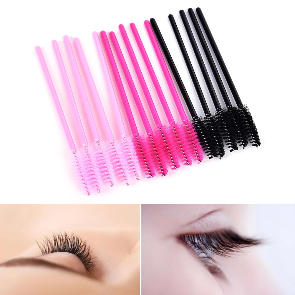 

50Pcs Applicator Spoolers Makeup Brush Tool Cosmetic Eyelash Extension Disposable Mascara Wand