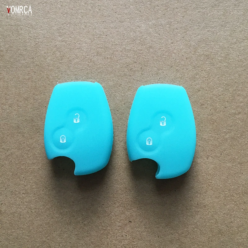 2017 Популярный силиконовый чехол для автомобильного ключа с 2 кнопками Renault Dacia Logan