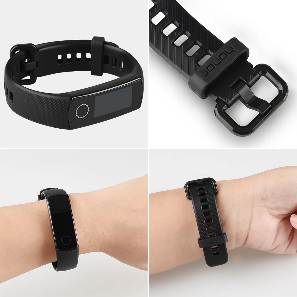 Оригинальный Смарт браслет huawei Honor Band 4 Amoled цветной сенсорный экран дисплей для