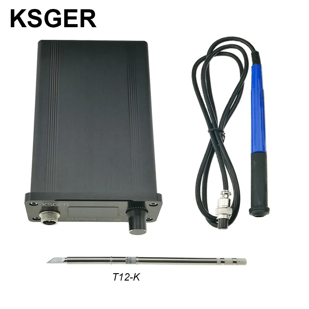 Sets 1 KSGER OLED паяльная станция FX9501 T12 электрический утюг инструменты STM32 2,1 S контроллер температуры ручка держатель сварка T12 ILS - Цвет: Sets 1