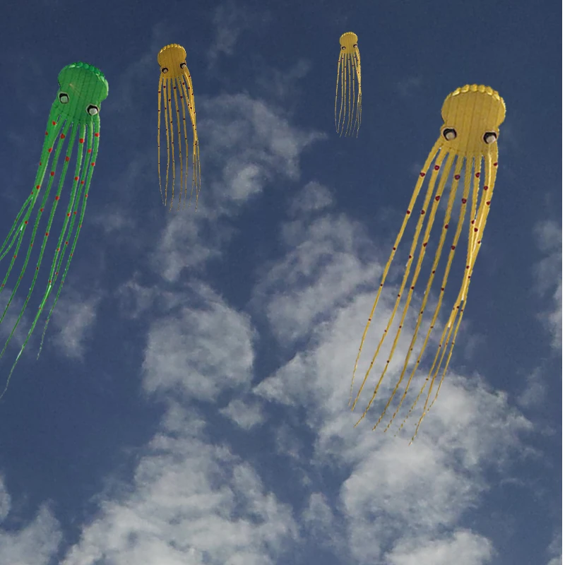 Большие 3D летающие игрушки для девочек большие цельные воздушные змеи Русалочка