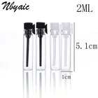 5 шт.лот, маленькие стеклянные флаконы для духов, флаконы для духов, флакон для духов, 1 мл, 2 мл, пустые лабораторные емкости с ароматом, пробная бутылка