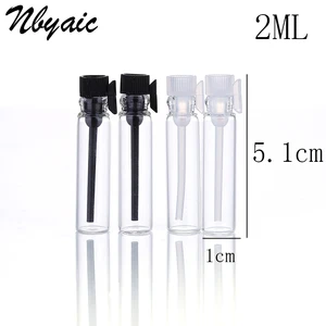 5 шт.лот, маленькие стеклянные флаконы для духов, флаконы для духов, флакон для духов, 1 мл, 2 мл, пустые лабораторные емкости с ароматом, пробная бутылка