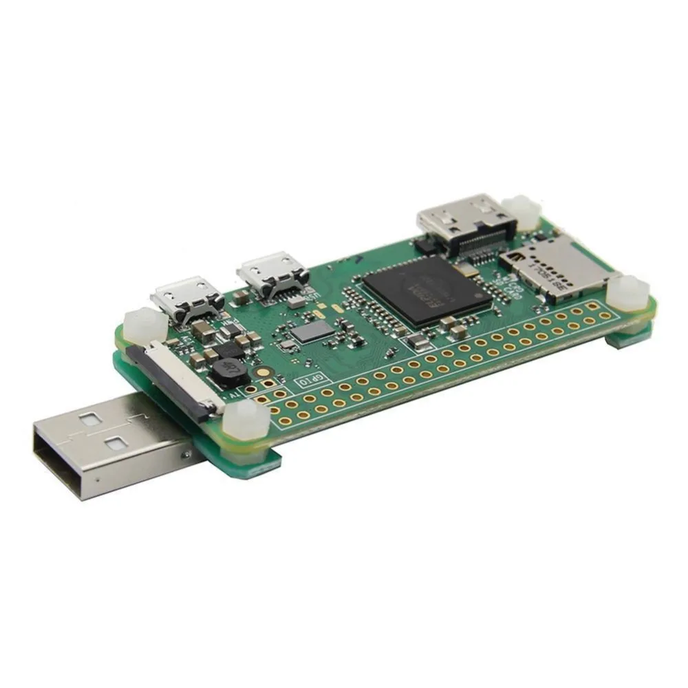 Raspberry Pi Zero W Zero USB-A Плата USB разъем V1.1 RPi0 к U адаптер BadUSB