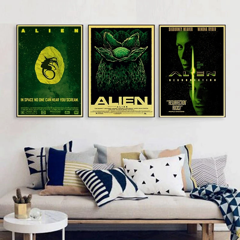 Alien Sigourney Weaver винтажный бумажный плакат настенная живопись украшение дома 42X30 см 30X21 см