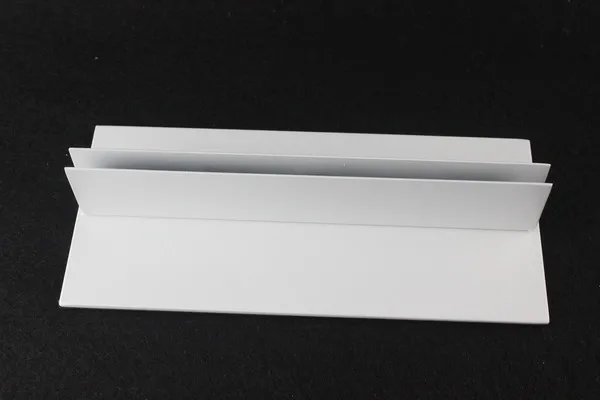 Металлический постер с белым порошковым покрытием рекламная стойка настольная