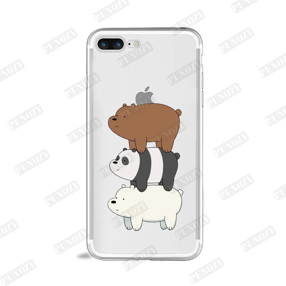 TPU A766 Забавный милый чехол для телефона для iPhone 5S, se, 4S, XR, XS, max, 7, 6, 6 S, 8 Plus, X Мягкий силиконовый чехол из ТПУ - Цвет: TPU A766