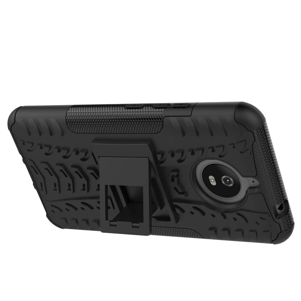 Case For Motorola MOTO E4 E5 Plus Play X4 PC + Silicone Anti Shock Impact Rugged Armor Moto E 4 5 G5 G5S G6 Cover |