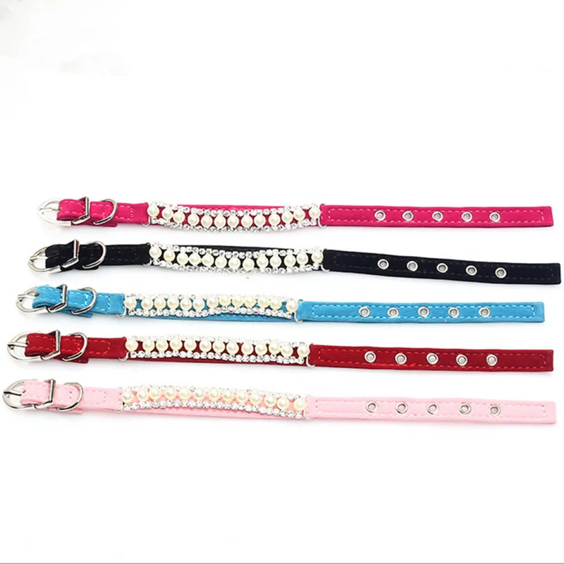 Роскошные украшения для домашних животных аксессуары собак жемчужное ожерелье