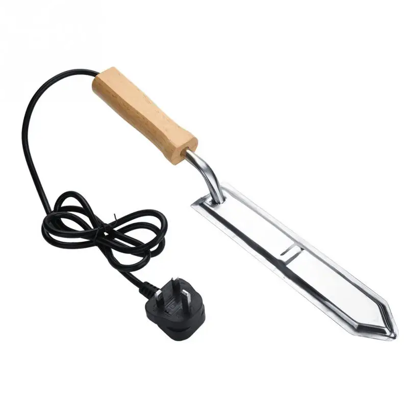 Apicultura, электрический нож для меда, оборудование для пчеловодства, быстро нагревается, нож для резки, скребок, Инструмент для извлечения пчелы, вилка EU/UK/US - Цвет: UK Plug
