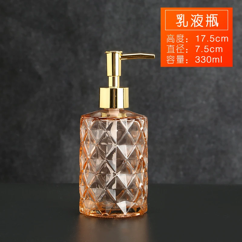 330 мл дезинфицирующее средство для рук стеклянная бутылка шампунь гель душа