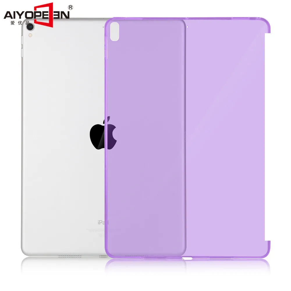 Для iPad Pro 10,5 чехол, ТПУ задняя крышка aiyopeen прозрачный мягкий защитный чехол для iPad Pro 10,5 Air 3 чехол - Цвет: purple