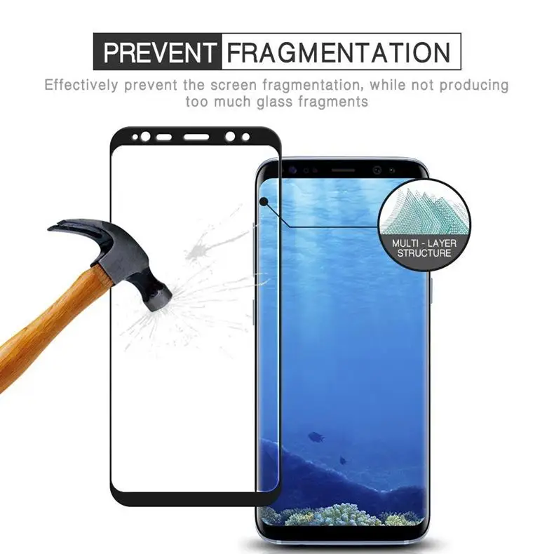 Для Samsung Galaxy A8 2018 A530 A530F защитная пленка полное покрытие закаленное стекло для Plus