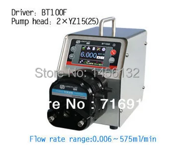 Умный Дозирующий перистальтический насос BT100F 2 X YZ15 с точным управлением и