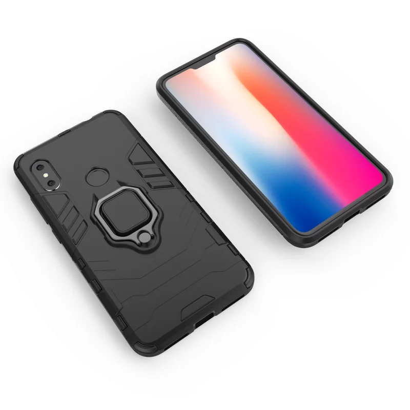 

Case for Xiaomi Mi Mix 2S 6X A1 5X Mi 8 SE lite Max 3 2 Pocophone F1 Redmi 6 5 Plus Note 6 5 Pro 4X Ring holder Back Cover Case